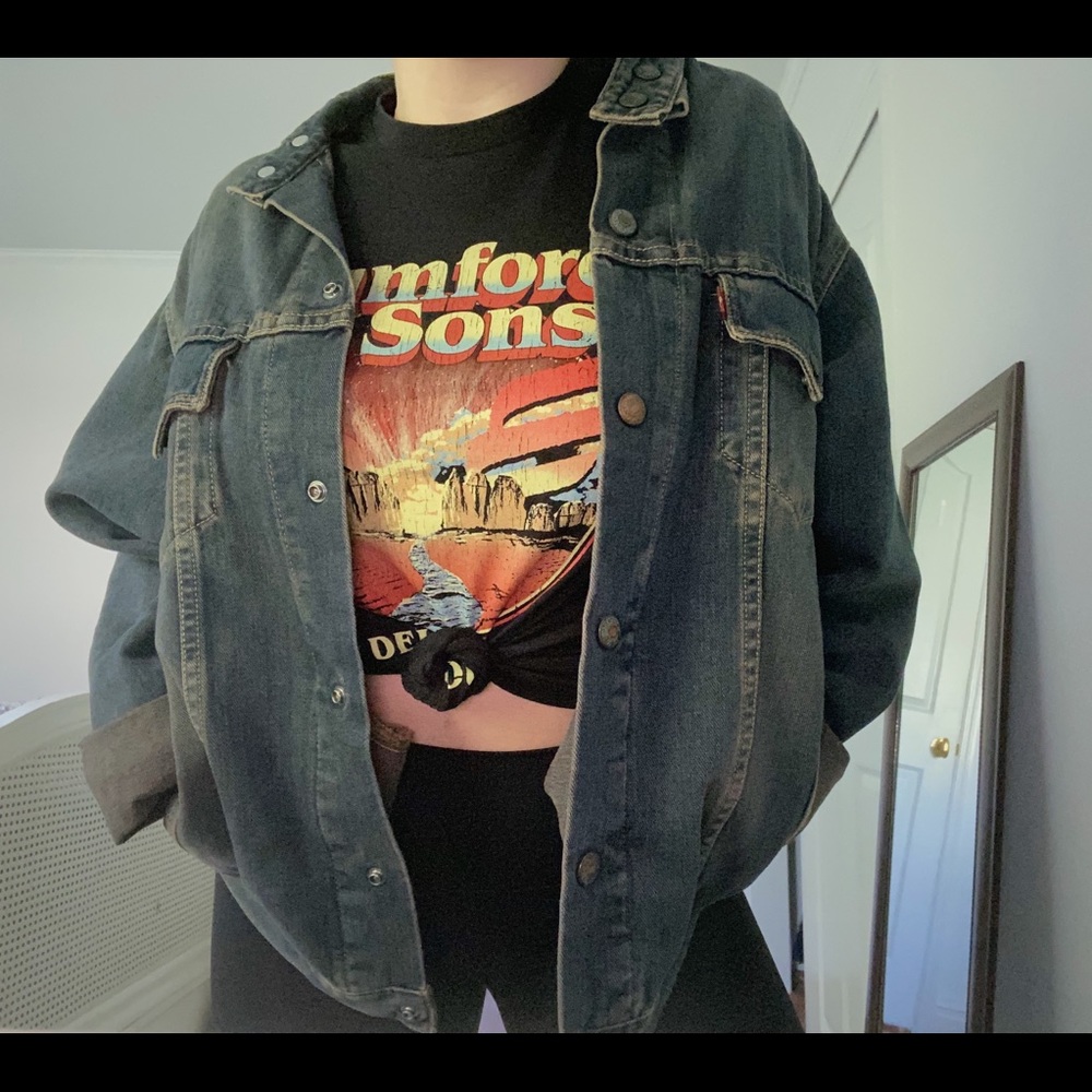Vintage Levi's dark wash denim jacket